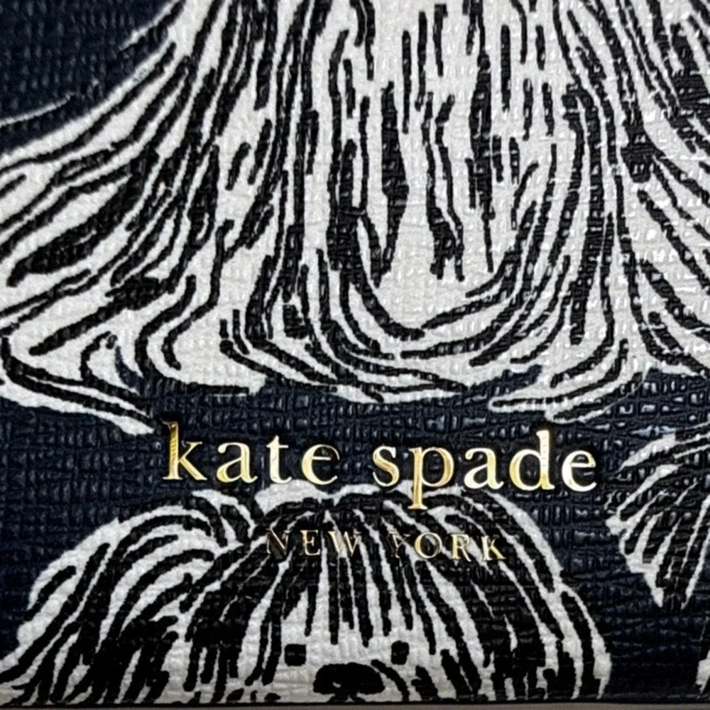 Kate Spade iPhone 14 PRO Phone Case Black‎ Liquid Show Dog New